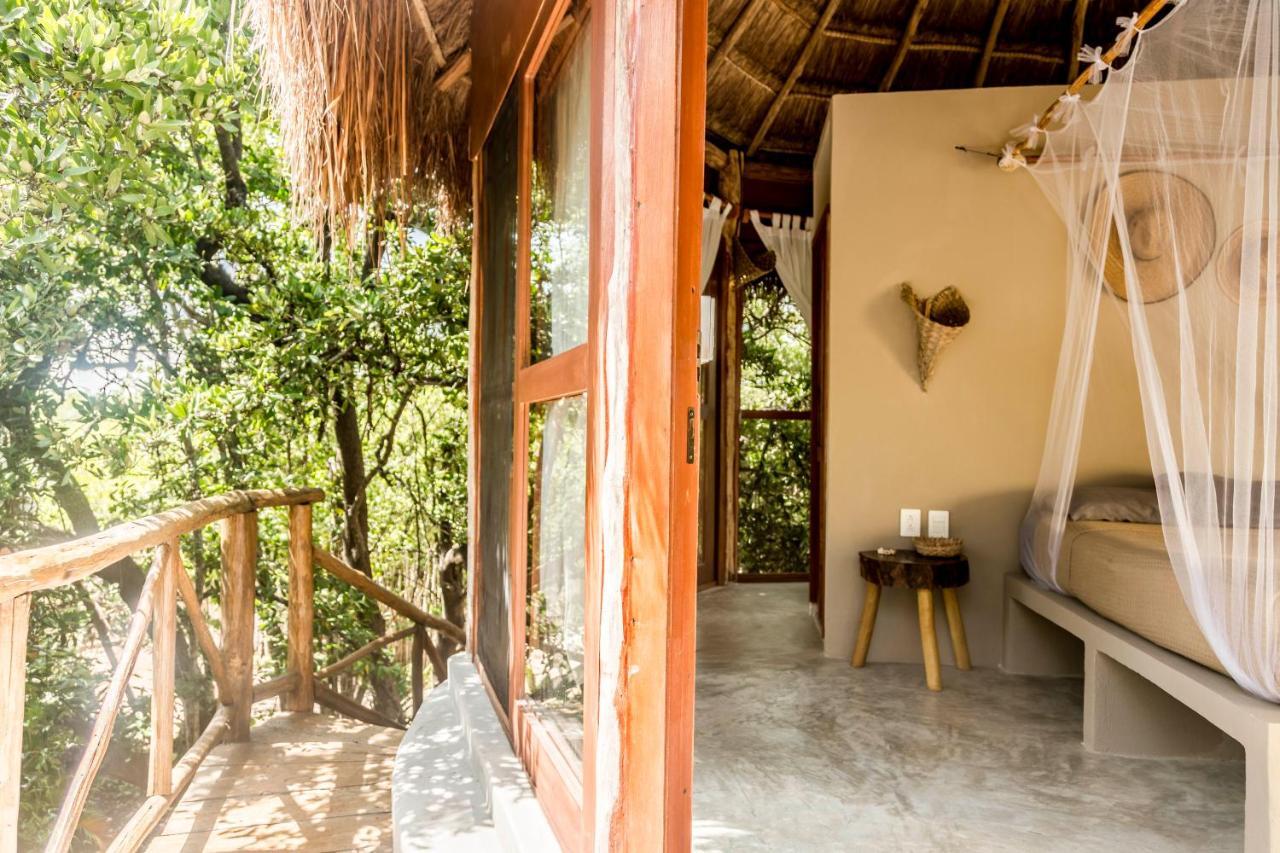 Mamasan Treehouses & Cabins Tulum Eksteriør billede