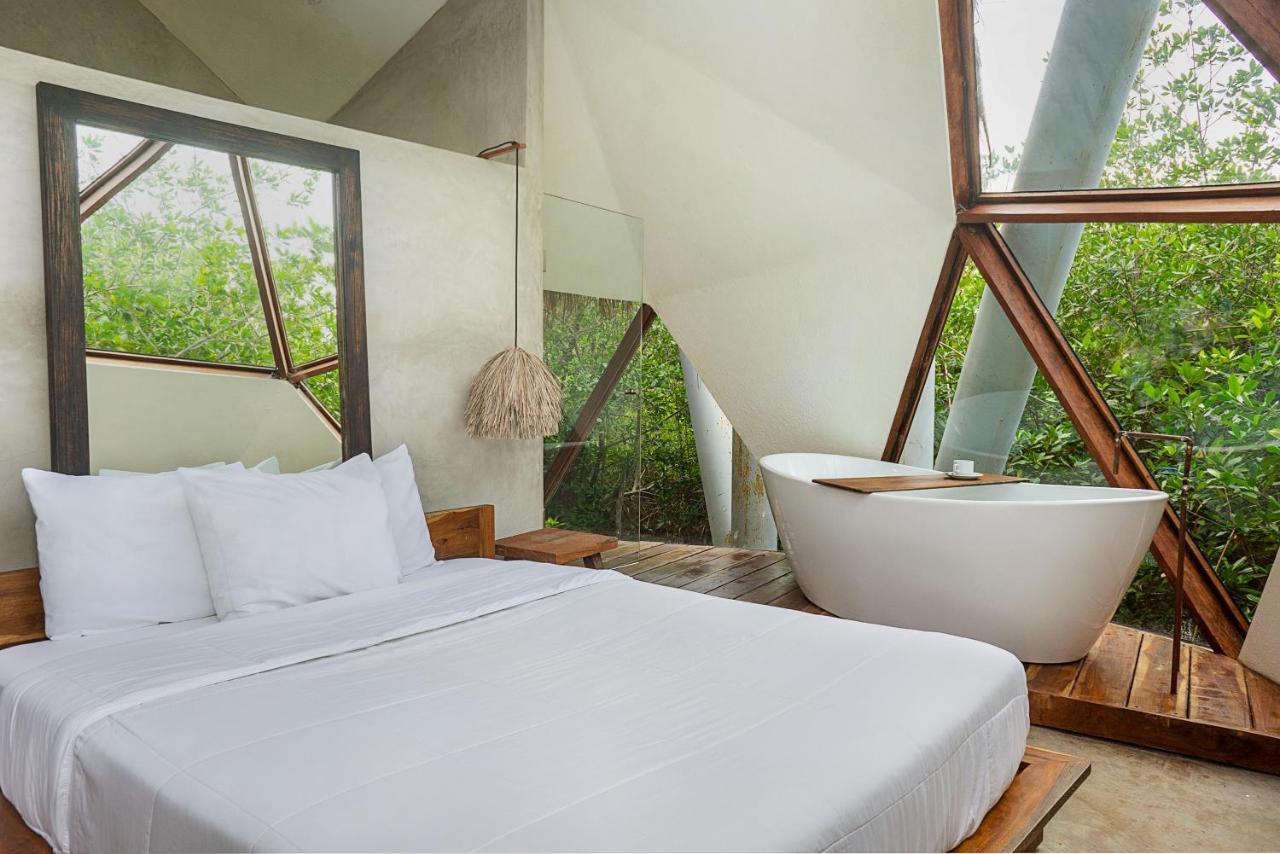 Mamasan Treehouses & Cabins Tulum Eksteriør billede