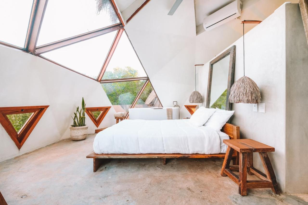 Mamasan Treehouses & Cabins Tulum Eksteriør billede