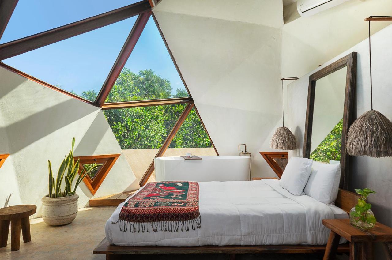 Mamasan Treehouses & Cabins Tulum Eksteriør billede